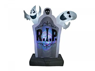 Obrázek produktu pro EUROPALMS Halloweenská nafukovací figurka, náhrobek, 183 cm