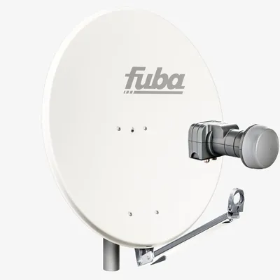 Produktbild von Fuba DAL 802 W Sat Anlage Antenne Schüssel Spiegel Twin LNB DEK 217 2 Teilnehmer