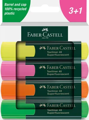 Immagine prodotto di FABER-CASTELL Textmarker TL 48 4er Kartonetui