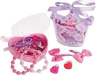 Produktbild von Tolle Prinzessinnen Haargummis, Haarklammern und Schmuck im 2-er Set