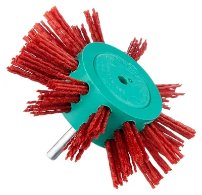 Produktbild von Fächerbürste 100 mm, Nylon rot