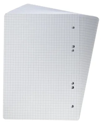 Produktbild von Ringbucheinlagen (A5, kariert, 100 Blatt, 70 g/m²), weiß
