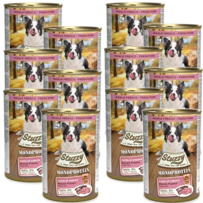 Zdjęcie produktu dla STUZZY Monoprotein Wieprzowina - mokra karma dla psa - 12x400g