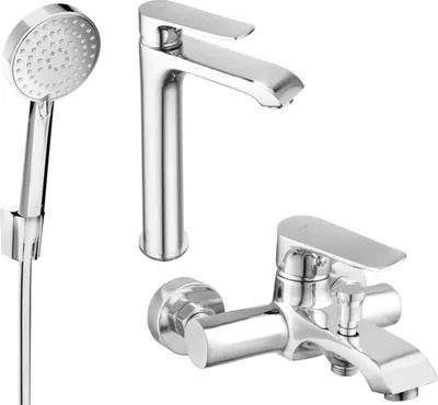 Produktbild von Mexen Pecos R75 Badewannenset, Chrom - 72713R75-00