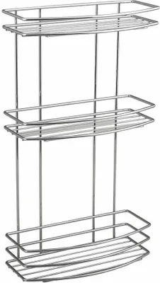 Produktbild von Aqualine CHROM LINE Duschablage, 3 Etagen, Chrom