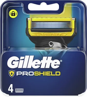 Zdjęcie produktu dla Gillette ProShield Wymienne ostrza do maszynki do golenia, 4 sztuki