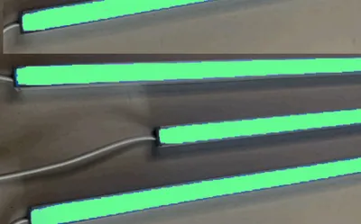 Produktbild von 7706 LED Leuchte ALU Schiene Slim 4x1,5m matt Netzteil Grün