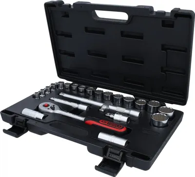 Produktbild von KS Tools  1/2 Steckschlüssel-Satz,24-tlg., 911.1595