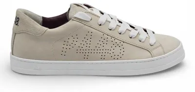 Productafbeelding van P448 F25JOHN178-W: Dames sneakers van beige suède