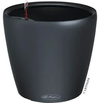 Obrázek produktu pro LECHUZA CLASSICO Color LS 28, Oválný květináč, Volně stojící, Plast, Šedá, Kuželovitý, Vnitřní/venkovní