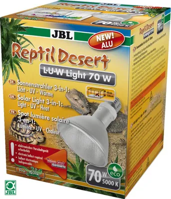 Zdjęcie produktu dla JBL ReptilDesert L-U-W Light alu, 70 Watt