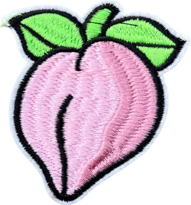 Produktbild von Pfirsich-Eisen-Emblem-Patch