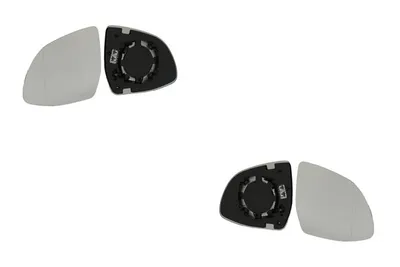 Immagine prodotto di Johns, set di vetri per specchietto destro e sinistro adatto a BMW X5 F15 11/12- con supporto asferico 51168291219 51167291219