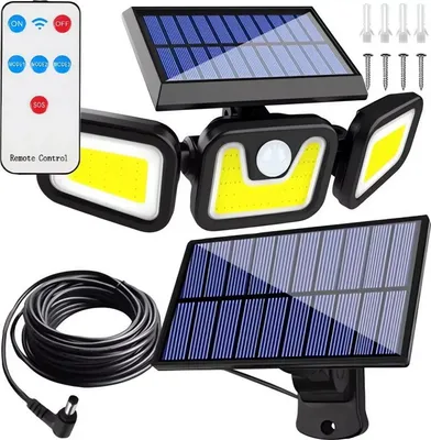 Obrázek produktu pro Pronett XJ5662 Solární osvětlení 165 LED s PIR čidlem pohybu