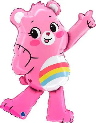 Produktbild von Glücksbärchis Folienballon, Rosa, 75 cm
