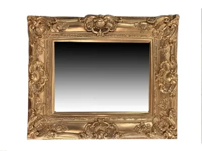 Produktbild von Elzusha – Barocker Wandspiegel in Gold, 60x50 cm