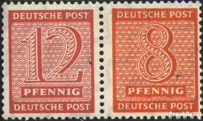 Produktbild von Briefmarken Sowjetische Zone (All.Bes.) 1945 Mi WZd16 postfrisch Ziffer