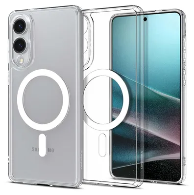 Produktbild von Spigen Ultra Hybrid (MagFit), Cover, Samsung, Galaxy S25 Edge, 17 cm (6.7"), Transparent, Weiß