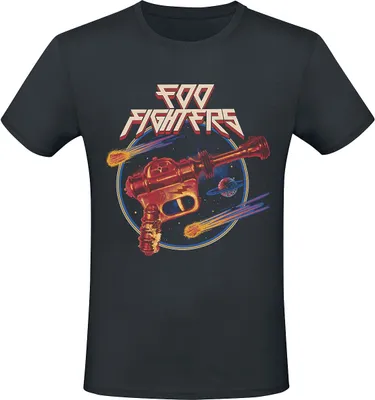 Produktbild von Foo Fighters T-Shirt Herren Ray Gun schwarz XL