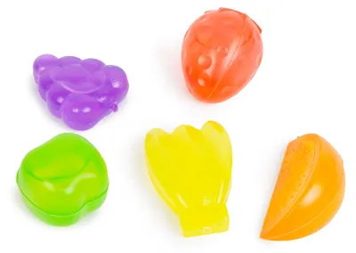 Obrázek produktu pro Sada plastových kostek do ledu ve tvaru ovoce (15 kusů)