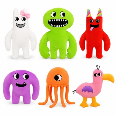 Produktbild von Wiztex Kuscheltiere Garten von Banban Plüschtiere 6 stück 20-30 cm Puppe Kinder Geschenk Plüschspielzeug