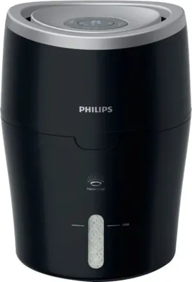 Produktbild von Philips 2000 series Series 2000 HU4813/10 Luftbefeuchter, Schwarz, Schwarz, Kunststoff, 1,8 m, 1,6 m, 18 W