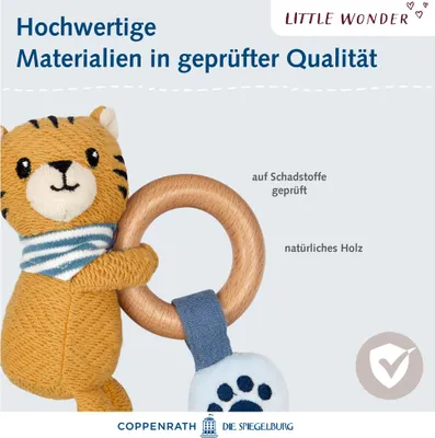 Produktbild von Coppenrath Verlag GmbH & Co.KG Holz-Ringrassel - Tiger Sonstige