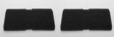 Produktbild von 2 Filter, Schwammfilter Kondenserklappe passend Beko Grundig Blomberg Trockner TKF7451W50, 2964840100, 2964840200