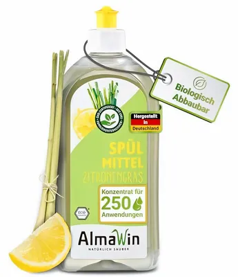 Produktbild von AlmaWin Spülmittel Zitronengras - 10er Pack