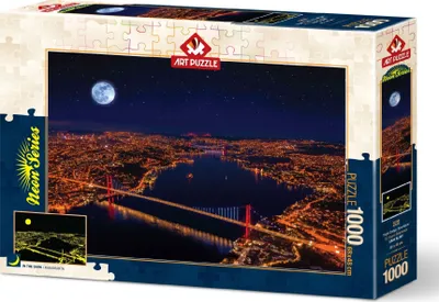 Image de ART PUZZLE Puzzle illuminé Trois ponts, Bosphore 1000 pièces
