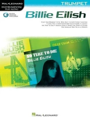Produktbild von Billie Eilish Instrumental Play-Along Book/Online Audio for Trumpet