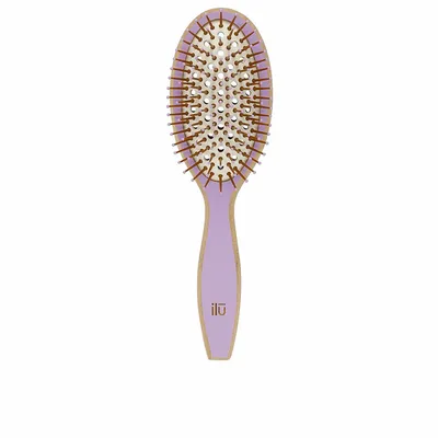 Zdjęcie produktu dla Rozluźniająca węzły szczotka do włosów Ilū Bamboom Purple Oval
