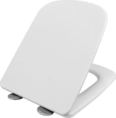 Produktbild von LAVITA MURYA Antibakterielle Duroplast WC-Sitz mit Absenkautomatik und Schnellverschluss,Passend für LAVITA MURYA Wand WC,Weiß