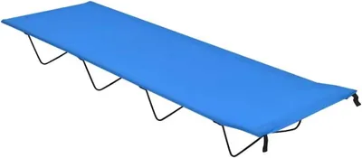 Produktbild von Faltbares Campingbett 180 x 60 x 19 cm aus 600D-Oxford-Gewebe und Stahl für Outdoor, Camping, Wandern, Garten und Strand