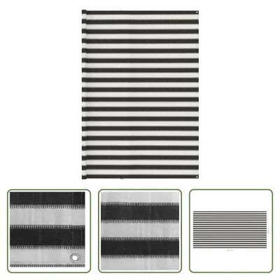 Obrázek produktu pro Stanový koberec The Living Store 300x600 cm antracitový a bílý