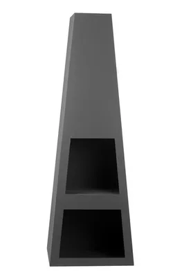 Image de Cheminée de jardin Markone 203-1 (non peinte) : 40 x 40 x 118 cm