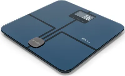 Image de Terraillon Master Coach Ultra Rectangle Noir, Bleu Pèse-personne électronique