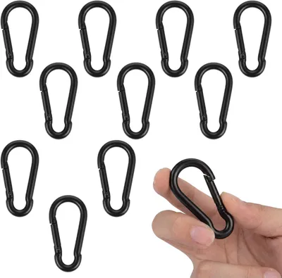 Produktbild von Karabinerhaken 2 Stück, Metall, für Outdoor