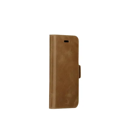 Produktbild von dbramante1928 Copenhagen - Flip-Hülle für Mobiltelefon - genarbtes Leder - Hellbraun - für Apple iPhone 12, 12 Pro