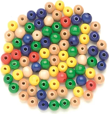 Produktbild von Glorex Holzperle bunt-mix 8 mm