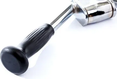 Zdjęcie produktu dla Muscle Power uchwyt do tricepsów w kształcie litery W, chromowany, 44 cm