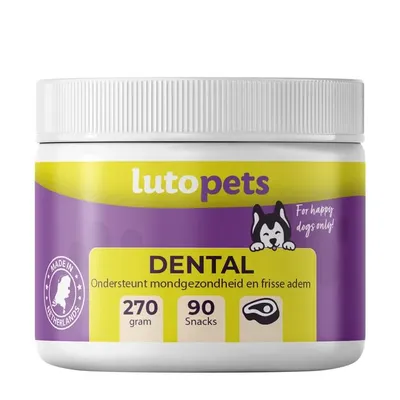 Zdjęcie produktu dla Lutopets – przysmaki dentystyczne dla psów o smaku wołowiny | 90 sztuk