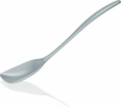 Imagen del producto de Rosti Kochlöffel New Classic, espátula ancha, utensilio de cocina, plástico, color azul grisáceo, 27 cm, modelo 30053