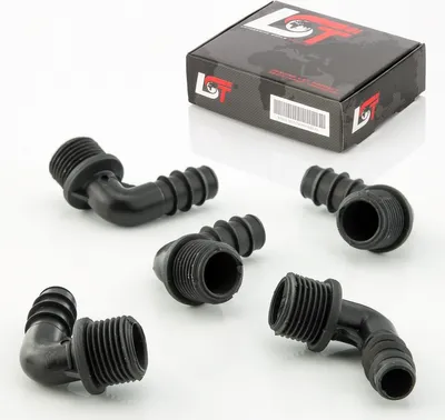 Produktbild von 5x Verbinder L-Stück 90° Winkel 16x1/2" Reduzierstück Bewässerungssystem PE-Rohr