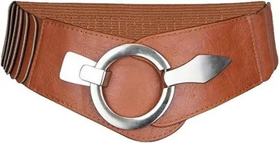 Zdjęcie produktu dla Elastyczny pasek z czarnej skóry PU, regulowany w zakresie 80–95 cm