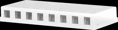 Produktbild von EFB Keystone Anschlussbox, 8Port, Aufputz,