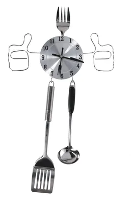 Image de Horloge murale élégante en métal, idéale pour la décoration intérieure