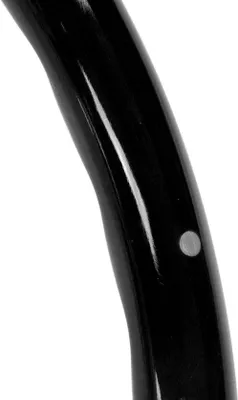 Obrázek produktu pro Klasický dřevěný volant – Retro volant – průměr 380 mm – ořechové dřevo s chromovanými prvky