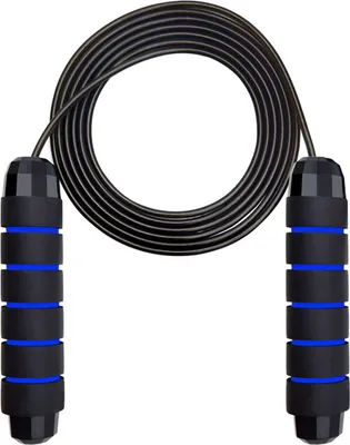 Produktbild von Springseil, rutschfester Schaumstoffgriff, Länge verstellbar, verwicklungsfrei, für Schüler, Kinder, Männer und Frauen, Workout, Training, Abnehmen, Springseil