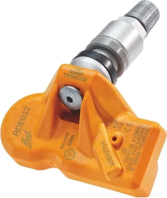 Obrázok produktu pre HUF TPMS senzor "RDE" originálny náhradný kovový ventil, strieborný, #RDE032V21 (verzia RDV021)